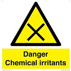 Panneau Danger Chemical irritants – 200 x 200 mm – S20