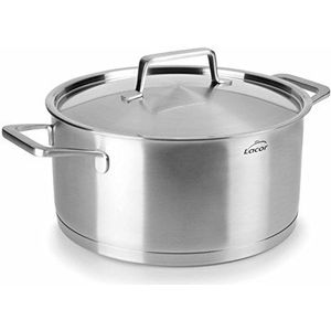 Lacor 45018 Foodie kookpan met deksel, roestvrij staal, 18 cm