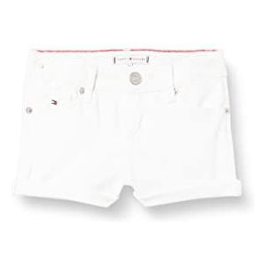 Tommy Hilfiger Nora Casual shorts voor meisjes, Wit.
