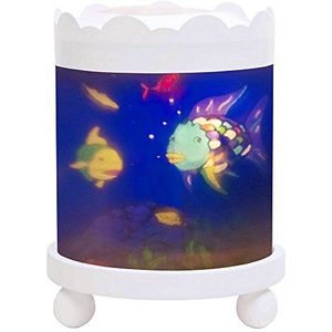 TROUSSELIER - Nachtlampje - Magische draaimolen - Ideaal cadeau voor kinderen - Cartoon - Geruststellend licht - Wit hout kleur - Inclusief lamp 12V 10W - Elec-stekker EU