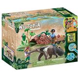 PLAYMOBIL Wiltopia 71012 Mierenetjesverzorging met pluche dieren, duurzaam speelgoed voor kinderen vanaf 4 jaar