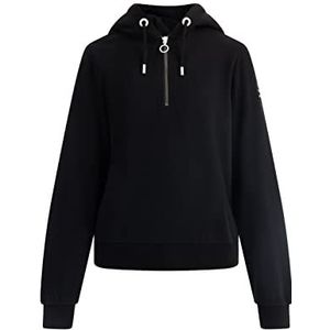 Dreimaster Sweat à capuche pour femme, Noir, XXL