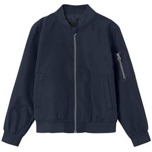 NAME IT Nknmonster Bomber Jacket Noos Uniseks jas, Navy Blazer/Detail: zak met ritssluiting