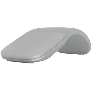 Microsoft Surface Arc Mouse muis, tweehandig, Bluetooth, Blue Trace, zilver