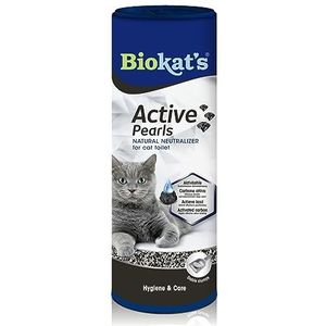 Biokat's Active Pearls - Actieve kool kattenbakvulling verbetert de geurfixatie en het absorptievermogen van kattenbakvulling - 1 doos (1-700 ml)