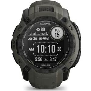 Garmin Instinct 2X, Solar GPS-horloge, robuust en intelligent – Moss – behuizing 50 mm