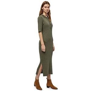 Minus Dames Fay gebreide jurk, 479 Green Field Melange, M, 479 Green Field Melange