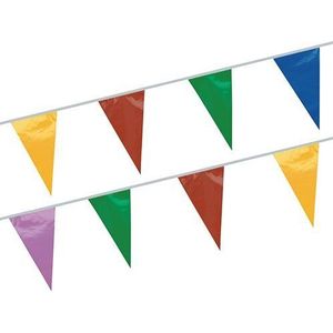 Esmeyer - PAPSTAR vlaggetjesslinger, 20 m lang, gekleurde banner, slingers en confetti, meerkleurig (374-2769)