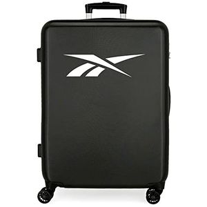 Reebok Portland Middelgrote koffer, eenheidsmaat, zwart, maat única, middelgrote koffer, zwart., Middelgrote koffer