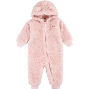 Levi's Sherpa Lvn Bear Jumpsuit voor baby's, jongens, Lotus