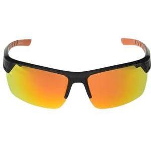 Columbia Peak Racer zonnebril voor heren, Mat zwart/oranje