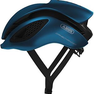 ABUS GameChanger Racefietshelm, aerodynamische fietshelm met optimale ventilatie-eigenschappen voor dames en heren, blauw, maat M