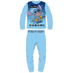 Disney Pijama Set (2 stuks) uniseks, kinderen, blauw, 8 jaar, Blauw