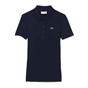 Lacoste Df5377 Poloshirt voor dames, marineblauw