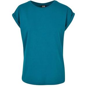 Urban Classics T-shirt à épaules dénudées pour femme, Vert d'eau, M