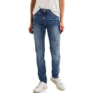 Cecil B376494 Slim Jeans met top voor dames, Medium blauw wassen