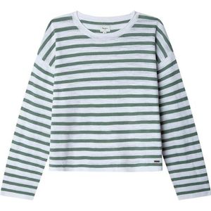 Pepe Jeans Alina T-shirt voor meisjes, Groen (Mirte Green)