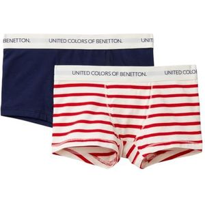 United Colors of Benetton Set van 2 boxershorts 3q4c0x018 Boxershorts voor jongens, Meerkleurig