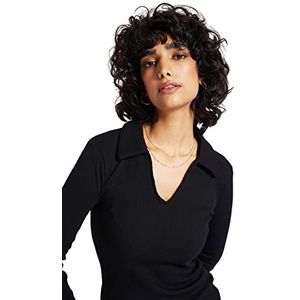 TRENDYOL Mini robe moulante en tricot pour femme, Noir, XL