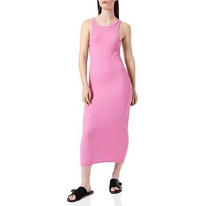 Only Onlkenya Lifesolid Calf Dress JRS Damesjurk, Super Roze