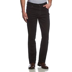 Wrangler Texas Tonal Straight Jeans voor heren, zwart (black overdye), 42W / 36L