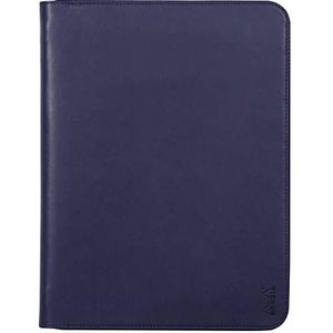 RHODIA 168120C – spreker Rhodiarama documentenmap nachtblauw – voor notitieblokken en notitieboeken A4 of A4 | gesloten afmetingen 25,5 x 34 cm – tas voor tablet – hoogwaardig kunstleer