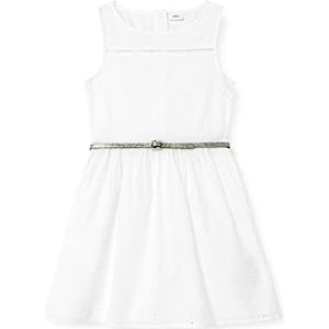 s.Oliver Korte jurk voor meisjes, Wit.