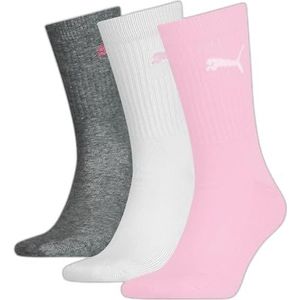 PUMA Unisex kinderen 3 paar sokken Sport PUMA voor sokken, waterroze, eenheidsmaat EU, Roze