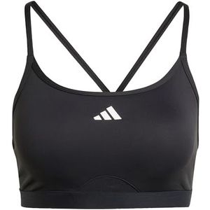 adidas Femme AeroReact Training 3Stripes Bra, BLACK, S