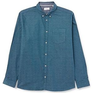 s.Oliver Overhemd met lange mouwen voor heren, Blauw/Groen