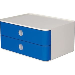 HAN 1120-14 SMART-BOX ALLISON stapelbare organizer met 2 laden royal blue