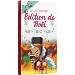 Asmodee - TeeTurtle - Unstable Unicorns - Uitbreiding: Kersteditie - Bordspellen - Kaartspellen - Volwassenen en kinderen vanaf 8 jaar - 2 tot 8 spelers - Franse versie