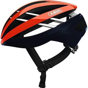 ABUS Aventor Racefietshelm, professionele fietshelm, goede ventilatie-eigenschappen, voor dames en heren, oranje, S