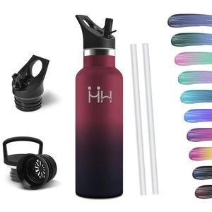 HoneyHolly Thermosfles voor kinderen, 500 ml, BPA-vrij, dubbelwandige vacuümfles, thermosfles, 18/8 roestvrij staal, thermische flessen, schoolfles, thermosfles,