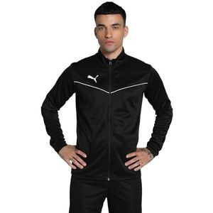 PUMA Teamrise Training Poly Jacket Trainingspak voor heren, Zwart (Puma Zwart-Puma Wit)