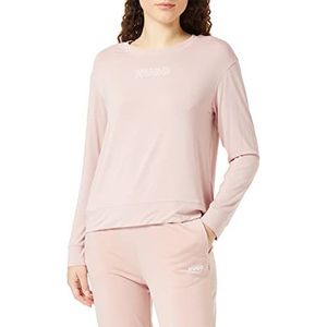 HUGO Dames Unite_Ls-shirt Pyjama-lange mouwen, Licht/Pastel Pink687