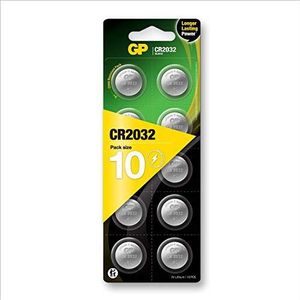 GP Batteries Knoopcel CR2032 3 V 10 stuk(s) Lithium GPCR2032STD900C10