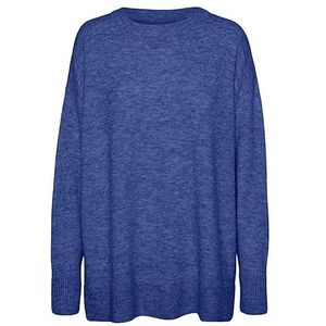 VERO MODA Vmfiluca Ga Noos damestrui met ronde hals, Veel blauw