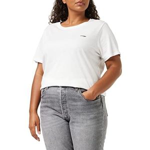 Wrangler Dames T-Shirt Slim, wit (989)