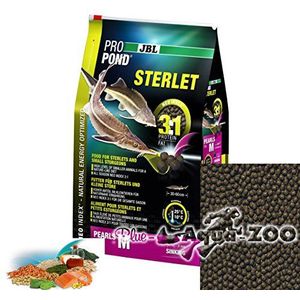 JBL Voeding voor sterlets en kleine asturgons, levensmiddelgranulaat, duikvoer, speciaal voedsel, ProPond Sterlet, Maat: S, 3,0 kg