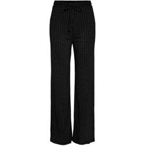 Pciris Hw Pantalon large Noos, Noir, L