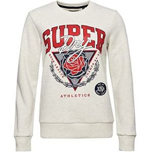 Superdry Vintage Franchise Crew Trainingspak voor dames, Cream Marl