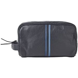 JACK & JONES Jacanthony Sac de toilette en cuir, Blazer bleu marine., Einheitsgröße, Trousse de maquillage