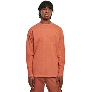 Urban Classics T-shirt à manches longues surdimensionné pour homme - Disponible dans de nombreuses couleurs - Tailles S à 5XL, terracotta, 4XL