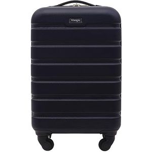 Wrangler Harde koffer met wielen, 50,8 cm, Navy Blauw, One Size, bagage met 50,8 cm draaibare wielen