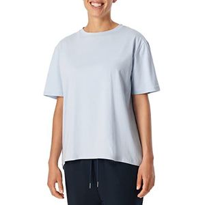 Schiesser T-shirt met pijama-top voor dames, Lichtblauw-267
