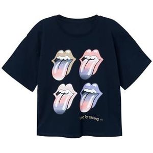 NAME IT The Rolling Stones T-shirt voor meisjes, Dark Sapphire