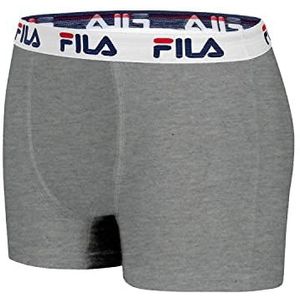 Fila Fu5016 boxershorts voor heren, Grijs