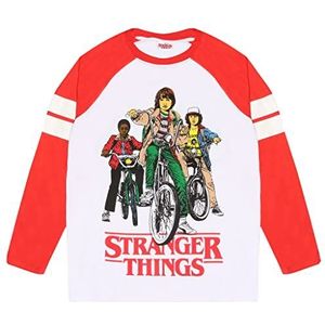 Popgear Stranger Things Mike, Dustin and Lucas shirt met lange mouwen Raglan voor dames en heren