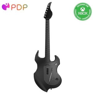 PDP Gaming RIFFMASTER Wireless Guitar Controller for Xbox Series X|S, Xbox One, & Windows 10/11 PC, Black